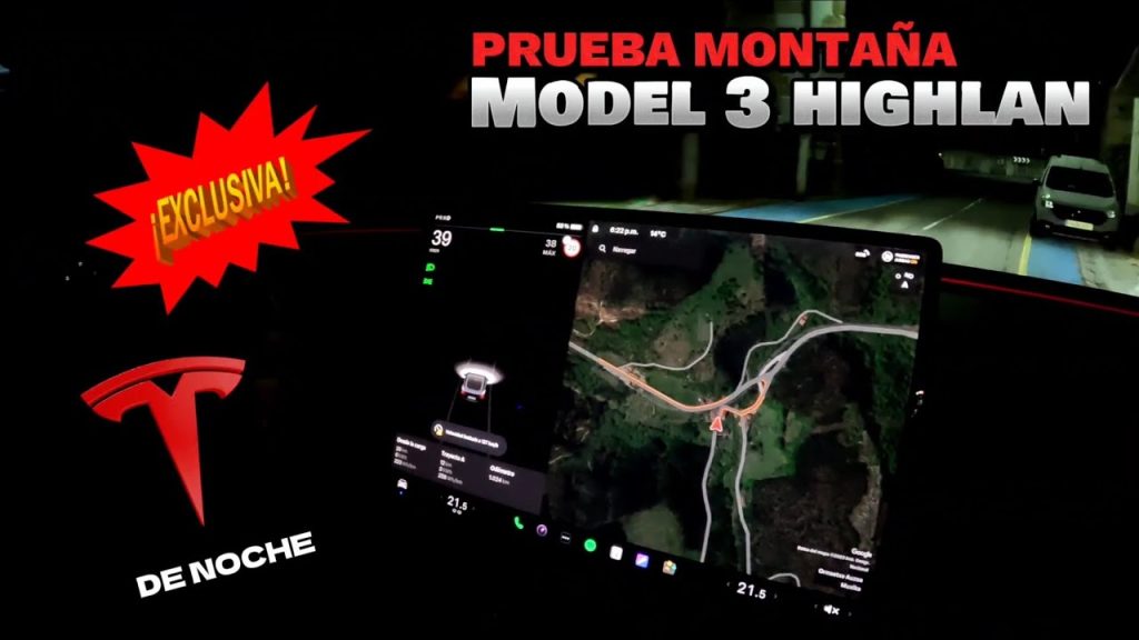 Descubre la Maravilla de Conducir un Model 3 de Tesla de Noche: Luces y Tecnología Avanzada