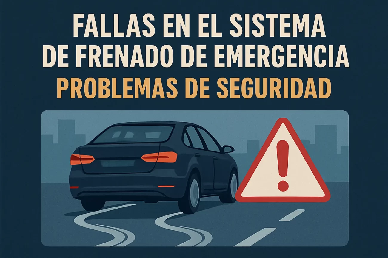 Fallas en el Sistema de Frenado de Emergencia: Problemas de Seguridad