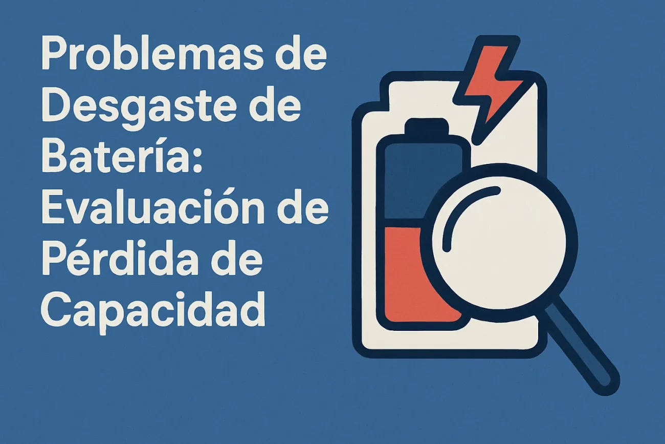 Problemas de Desgaste de Batería: Evaluación de Pérdida de Capacidad
