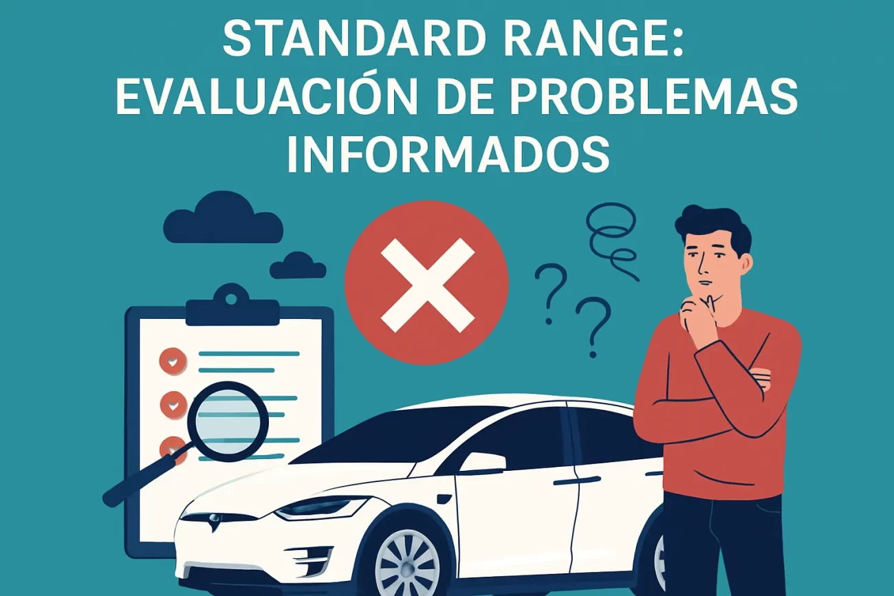 Desafíos con el Modelo X Standard Range: Evaluación de Problemas Informados