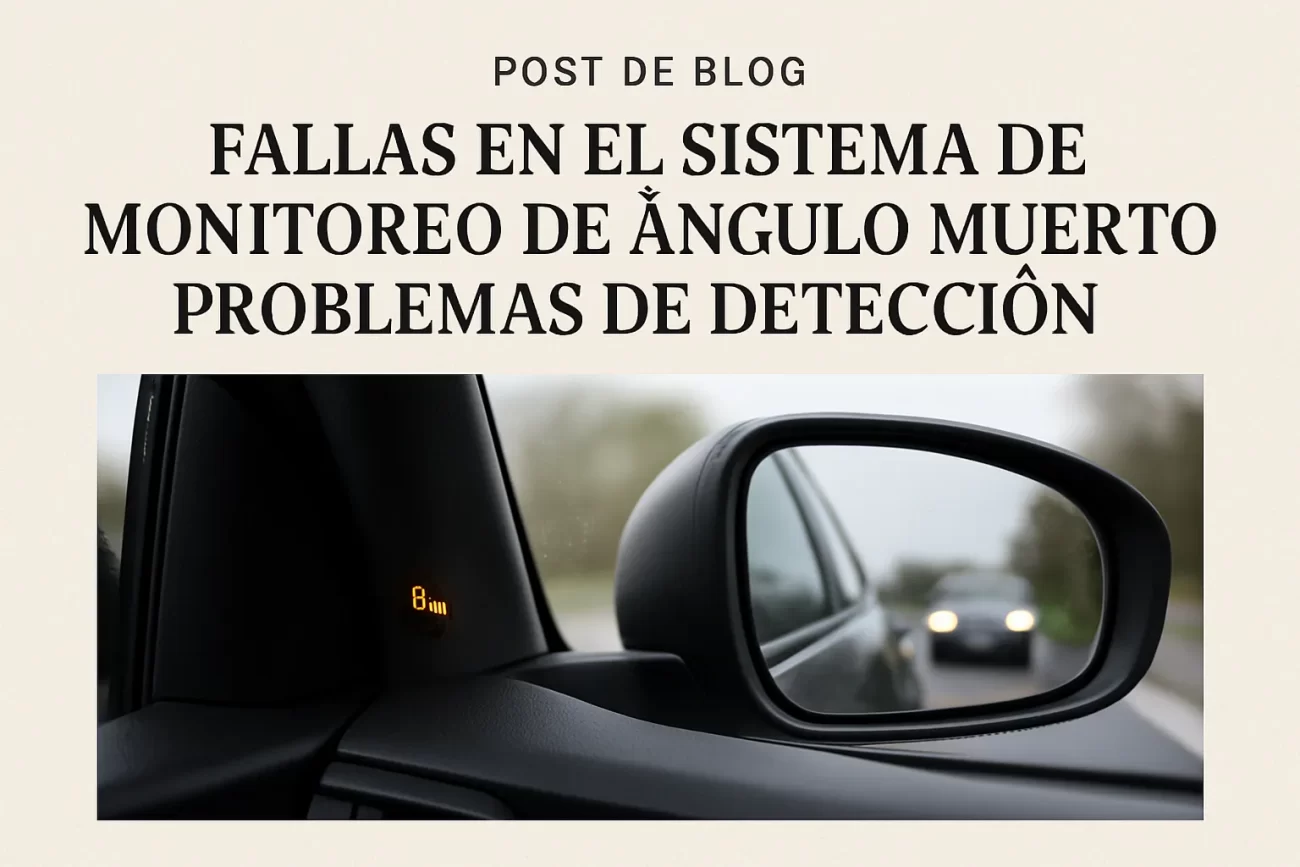 Fallas en el Sistema de Monitoreo de Ángulo Muerto: Problemas de Detección