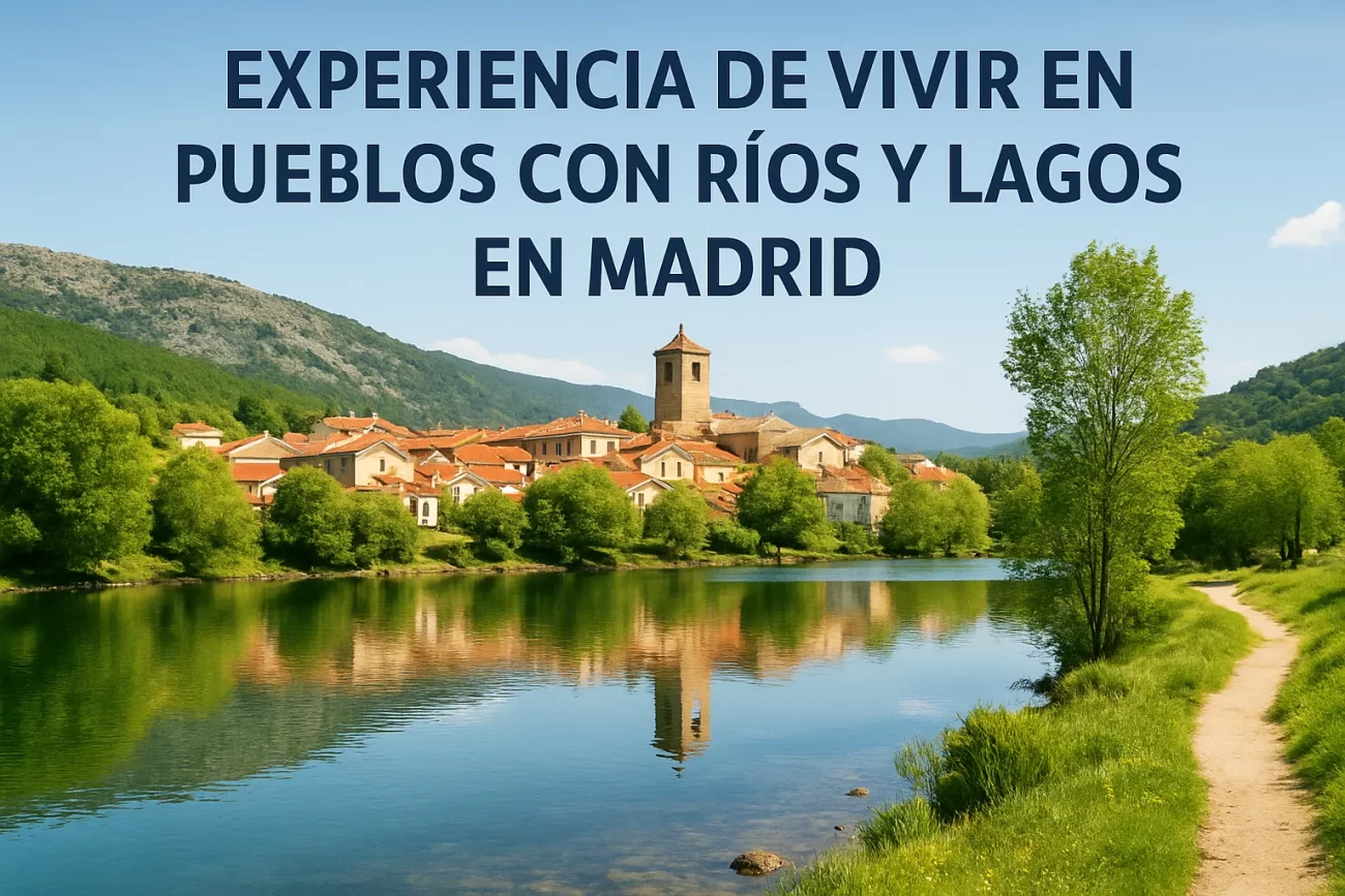 experiencia de vivir en Pueblos con ríos y lagos en Madrid