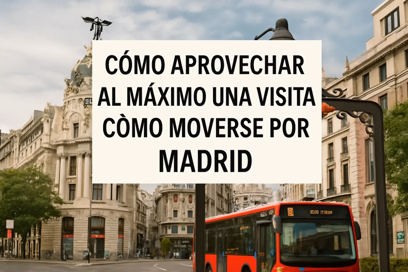 cómo aprovechar al máximo una visita a Cómo moverse por Madrid