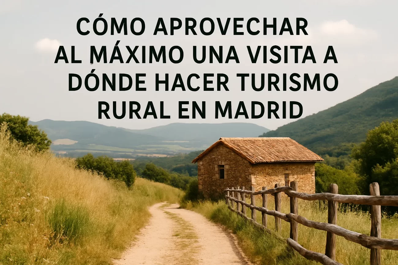 cómo aprovechar al máximo una visita a Dónde hacer turismo rural en Madrid