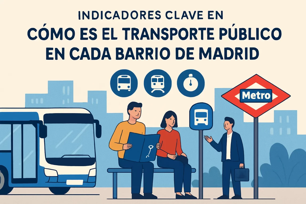 indicadores-clave-en-Como-es-el-transporte-publico-en-cada-barrio-de-Madrid - Diario a pie de barrio indicadores clave en Cómo es el transporte público en cada barrio de Madrid