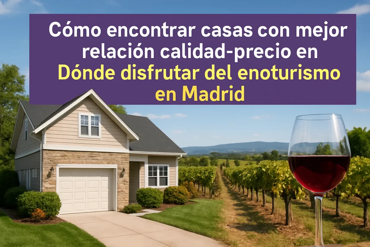 cómo encontrar casas con mejor relación calidad-precio en Dónde disfrutar del enoturismo en Madrid