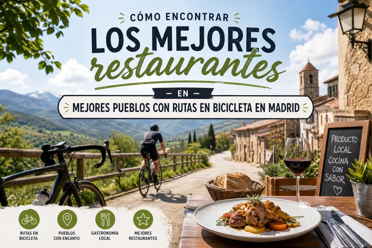 como-encontrar-los-mejores-restaurantes-en-Mejores-pueblos-con-rutas-en-bicicleta-en-Madrid - Diario a pie de barrio cómo encontrar los mejores restaurantes en Mejores pueblos con rutas en bicicleta en Madrid