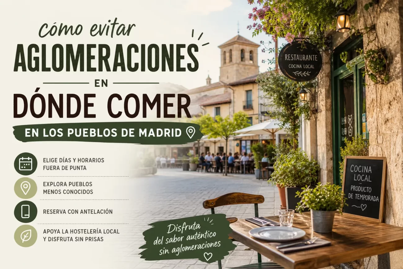 como-evitar-aglomeraciones-en-Donde-comer-en-los-pueblos-de-Madrid - Diario a pie de barrio cómo evitar aglomeraciones en Dónde comer en los pueblos de Madrid